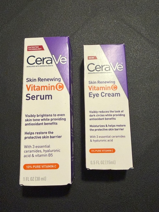 CeraVe Other - CeraVe Vitamin C Skin Renewing Serum 1 FL OZ & Eye Cream Duo - 0.5 FL OZ